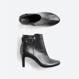 Lanna Leather Heeled Bootie